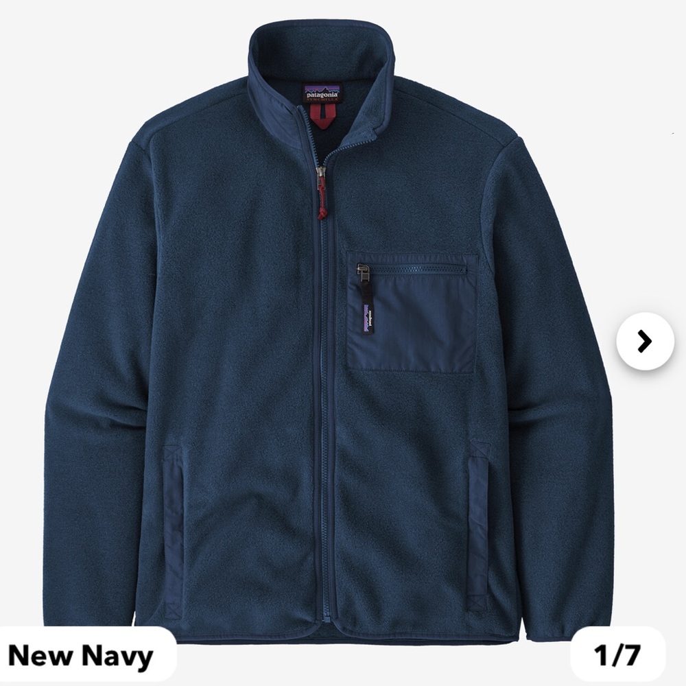 mens Paragonia zip up